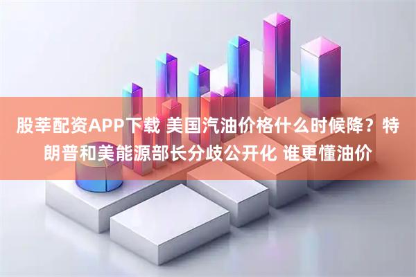 股莘配资APP下载 美国汽油价格什么时候降？特朗普和美能源部长分歧公开化 谁更懂油价
